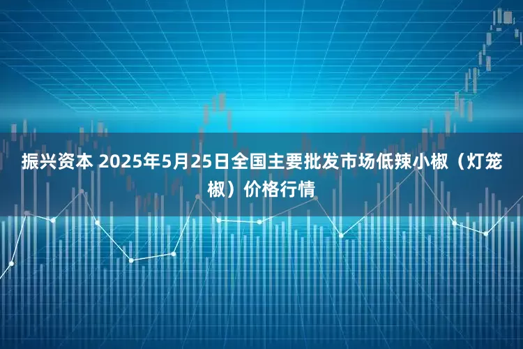 振兴资本 2025年5月25日全国主要批发市场低辣小椒（灯笼椒）价格行情